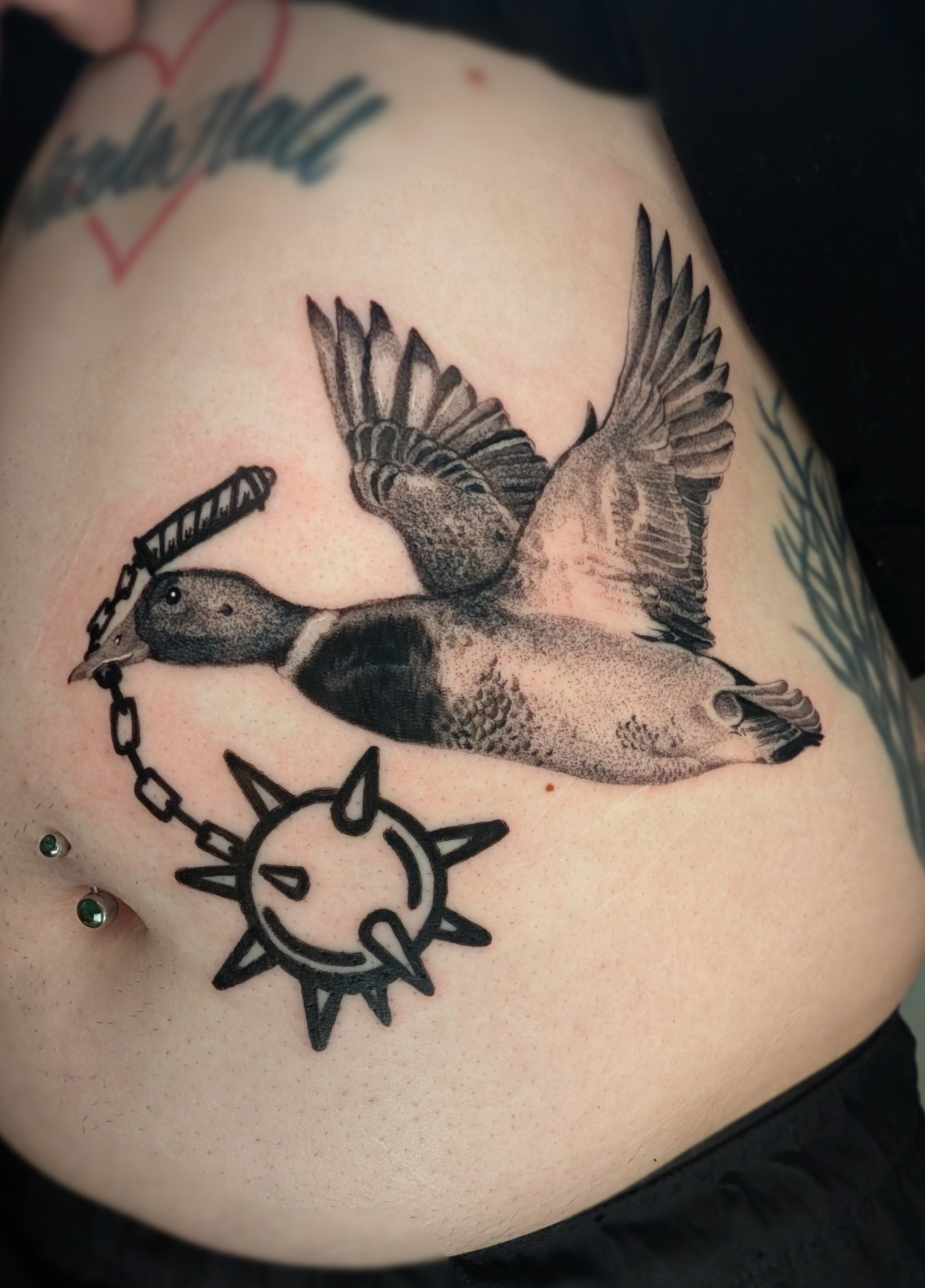 Realism bird tattoo by Norb — Gold Scarab Tattoo Seattle