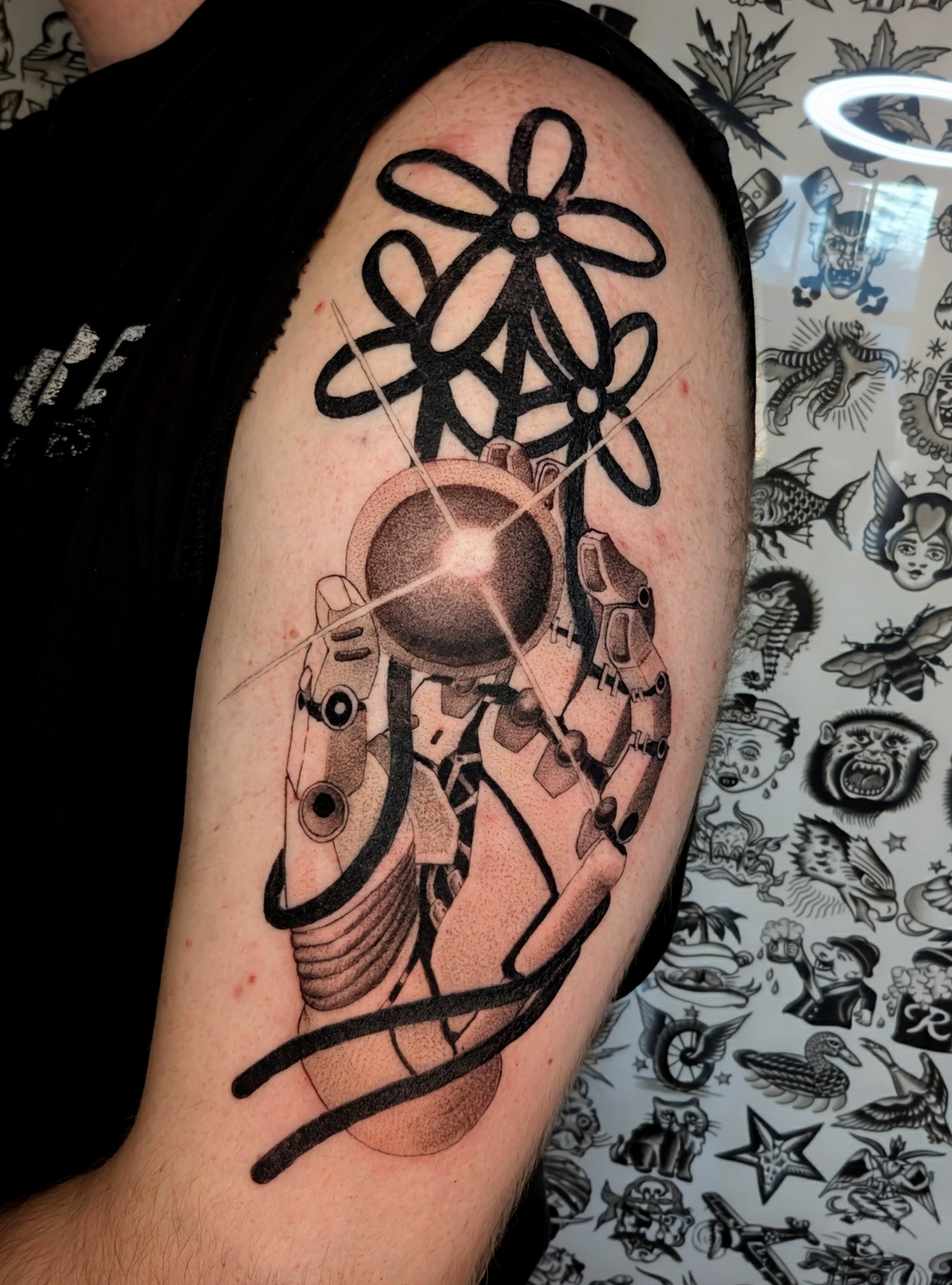 Blackwork geometric tattoo by Norb — Gold Scarab Tattoo Seattle